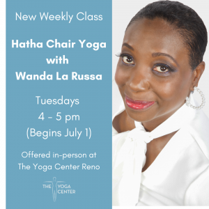 Hatha Chair Yoga with Wanda social media