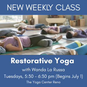 Restorative Yoga with Wanda social media